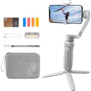 ケンコー・トキナー SMOOTH-Q4 COMBO ZHIYUN カメラ用/スマホ用ジンバル ホワイト 専用バッグ・マグネットライトなど付き 【送料無料】｜shasinyasan