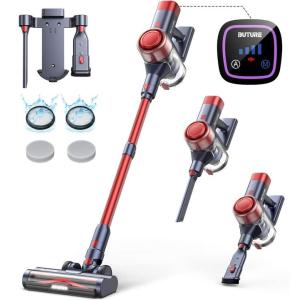 掃除機 BuTure コードレス掃除機 絡まないヘッド 33KPa強力吸引