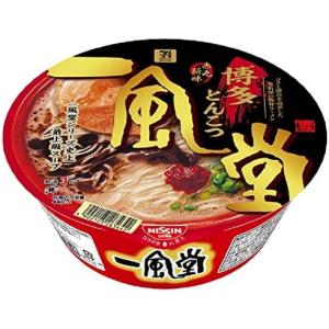 日清食品 一風堂 赤丸新味 博多とんこつ 127g×12個