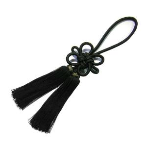 巧工房 菊結び 組タッセル ホワイト F-2 車内のインテリアに！ : 雑貨