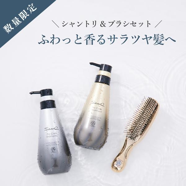 数量限定 公式 エスハートエス ワールドプレミアムロング ヘアケア3点セット ノンシリコン シャンプ...