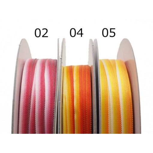 SHINDO グラデーション・エンブロイダリー・リボン/5mm幅100m巻