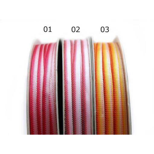 SHINDO グラデーション・エンブロイダリー・リボン/3.5mm幅