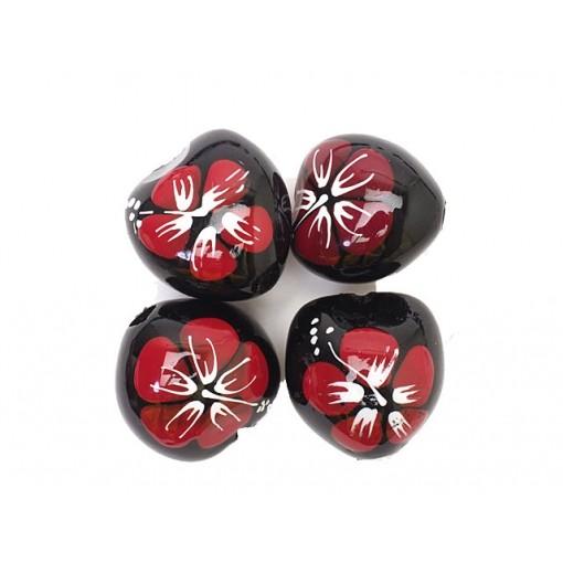 レッド ハイビスカス ククイナッツ（4ケ入り）