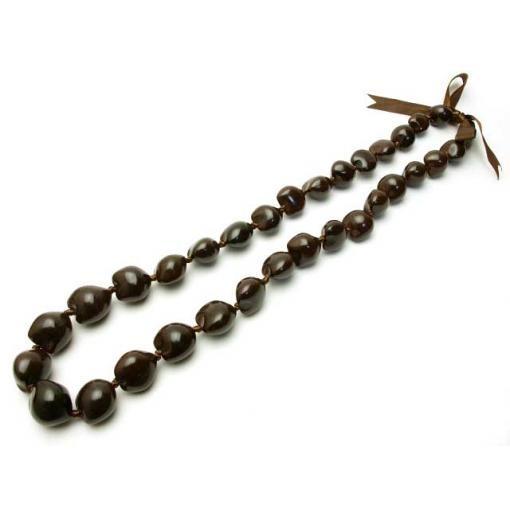 ブラウン ククイナッツ レイ（明るめロット）