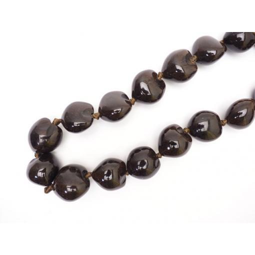 グロッシーブラウン ククイナッツ レイ