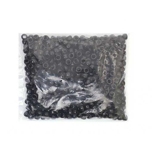 【バルク】ポニービーズ 9x6mm[OP.ブラック]