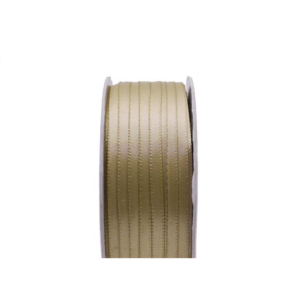 【新ロット】1/8"×100ヤード ダブルフェイスサテンリボン 【トフィー】