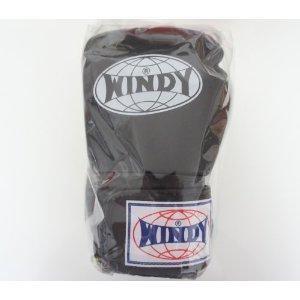 WINDY ウインディ 本革製キックボクシング グローブ 黒