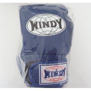 WINDY ウインディ 本革製キックボクシング グローブ 青