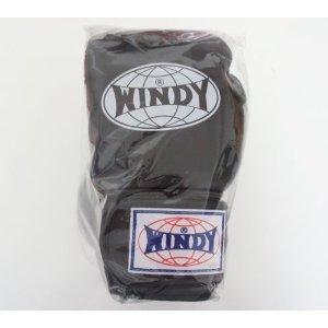 WINDY ウインディ 本革製キックボクシング グローブ 黒
