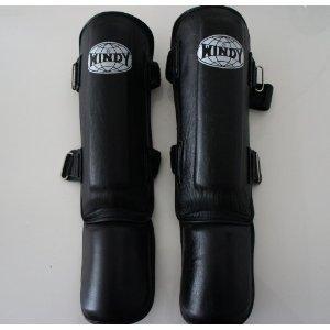 WINDY ウインディ 本皮製 キックボクシング レッグサポーター