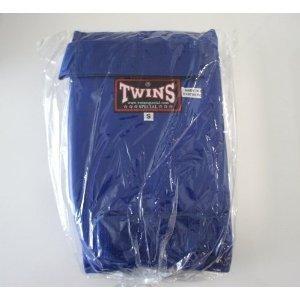 新 TWINS ツインズ 合皮製 キックボクシング レガース スネサポーター