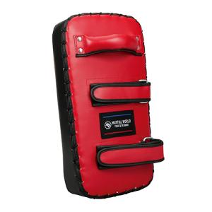 マーシャルワールドMARTIAL WORLD キックミットスタンダード KM40 赤×黒