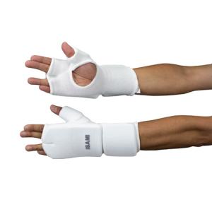 ISAMI イサミ TT-300 レギュラーヘッドガード （ヘッドカバー付） 白 S