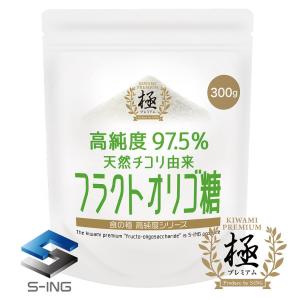 フラクトオリゴ糖 SAVE 食の極 高純度97.5％ フラクト オリゴ糖 計量スプーン付 300g
