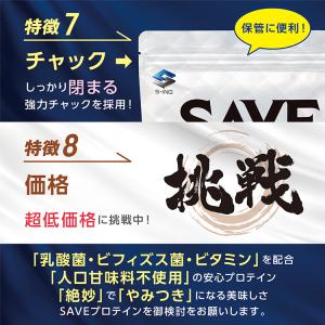 SAVE WPI プロテイン ぞっこん WPI...の詳細画像4