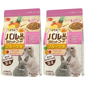 パルoneラビットフードフルーツ味600g×2袋セット 