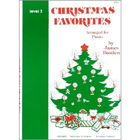 楽譜  クリスマス・フェボリット レベル 3(英語版)(WP68/バスティン補助教材)