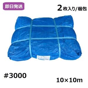 業務用 ブルーシート 厚手 #3000 3.6×5.4m [10枚入り/梱包] : シート