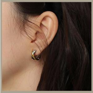 フープピアス ピアス 金属アレルギー レイヤー...の詳細画像5