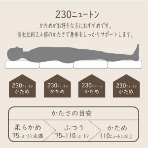 日本製 4つ折り マットレス 超硬質 230ニ...の詳細画像4