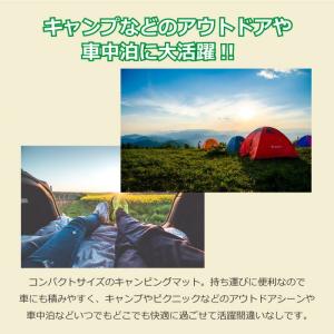 日本製 5つ折り 軽自動車に最適 車中泊 キャ...の詳細画像1