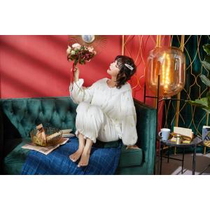 ルームウェア もこもこ パジャマ 部屋着 厚着 暖かい ふわふわ 冬 シェルフラン