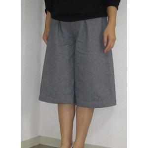 ガウチョパンツ型紙Ｓ〜５Ｌ（ウエストゴム）