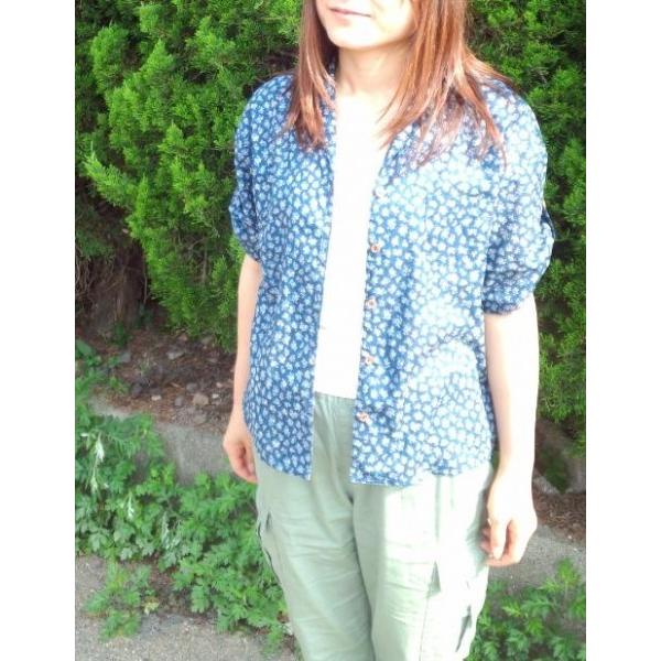 型紙 レディース オープンカラーのブラウス Ｍ〜５Ｌ図解説付き