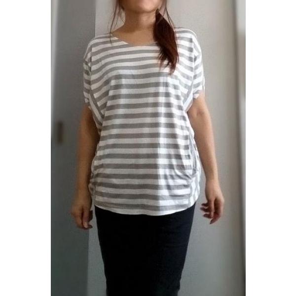 型紙 レディース ドルマンスリーブTシャツ M〜5Ｌ ゆったり 大人服 図解説付き