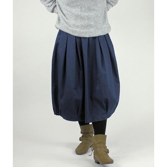 型紙 レディース バルーンスカート ウエストゴム フリーサイズ 図解説付き　