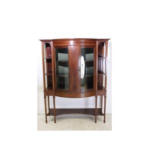 キャビネット アンティーク サテンウッド エドワーディアン イギリス