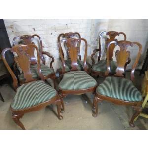 【送料無料】次回入荷予定｜1950年代 イギリス製 アンティーク ウォルナット クイーンアン様式 ダ...