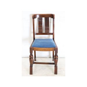 dn-28　1940年代イギリス製アンティーク ソリッドオーク 無垢材 ダブルカップレッグ ダイニン...