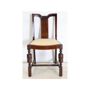 dn-49　1940年代イギリス製アンティーク ソリッドオーク 無垢材 ブドウのデザインの彫刻 ダブ...