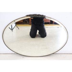 mr-11　1930年代イギリス製アンティーク アールデコ バラのデザイン ウォールミラー 壁掛け鏡...