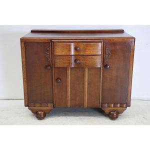 sb-10　1950年代イギリス製ヴィンテージ　オーク　アールデコ　C.W.S Ltd　サイドボード...