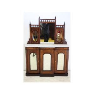 sb-14　1880年代イギリス製アンティーク　ビクトリアン　ローズウッド　マーブルトップ　大理石　...