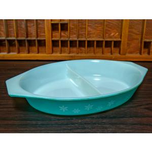 Pyrex - JAJオールドパイレックス オータムグローリィ＆ジューンローズ シリーズで揃えたい♪ パイレックス・オーバルディッシュ【JAJ