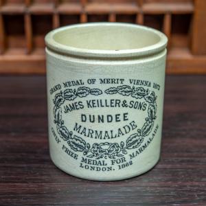 ◆美品◆イギリスアンティークDUNDEEマーマレードジャーグレープフルーツ DUNDEE ダンディー マーマレードジャー Mサイズ 11cm イギリス