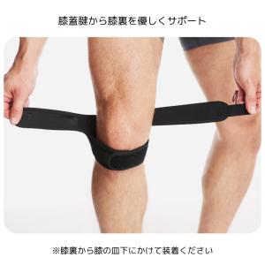 ダブル膝サポーター 2個セット 全4色 フリー...の詳細画像3