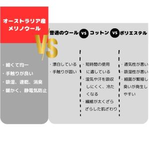 トレッキングソックス 2組セット メリノウール...の詳細画像3
