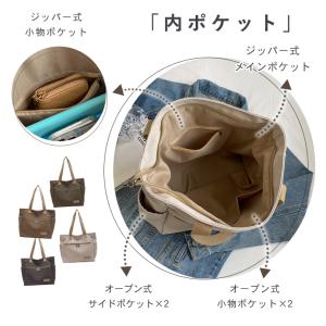 【新品10%OFF】キャンバストートバッグ レ...の詳細画像2