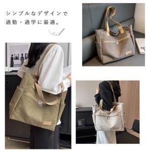 【新品10%OFF】キャンバストートバッグ レ...の詳細画像4