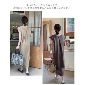ロングワンピース 半袖 ワンピースレディース ...の詳細画像5
