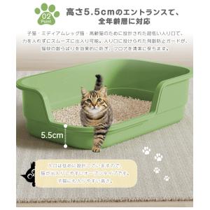 猫用トイレ 大型 におい対策 猫 ねこ ネコ ...の詳細画像3