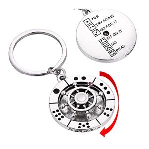 ハンドスピナー ダイス キーホルダー サイコロ ルーレット