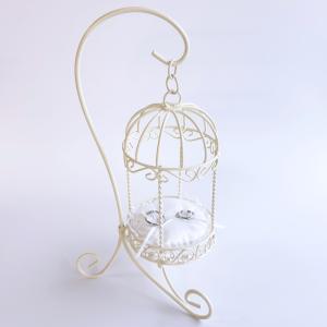 ゆらゆら ガゼボ型 リングピロー 完成品 パール付きリングクッション