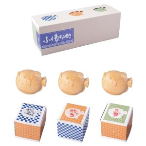 福を呼び込む プカフグ最中 お吸い物 3個セット ギフト 縁喜八　結婚式 引出物 内祝い